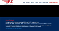 Desktop Screenshot of phtslogistics.com
